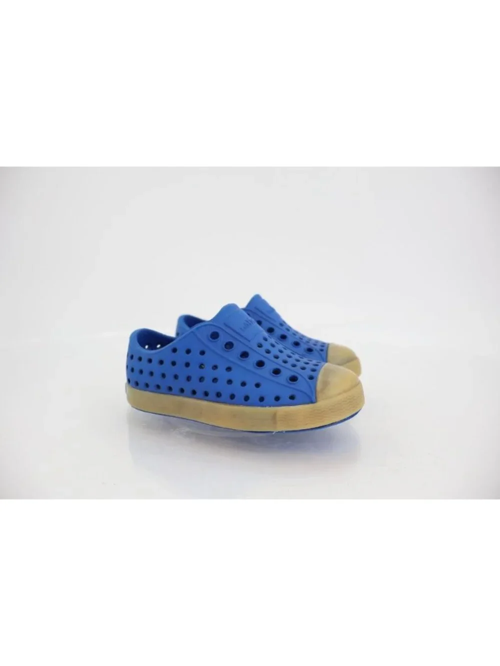 Native Shoes Jefferson Slip On Sneakers Toddler Size 5 Blue Rubber Kids EVA